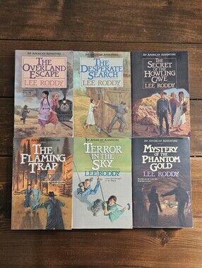 Lot 6 An American Adventure Lee Roddy Christian Series Books 1-2, 4-7 PB 1989-91